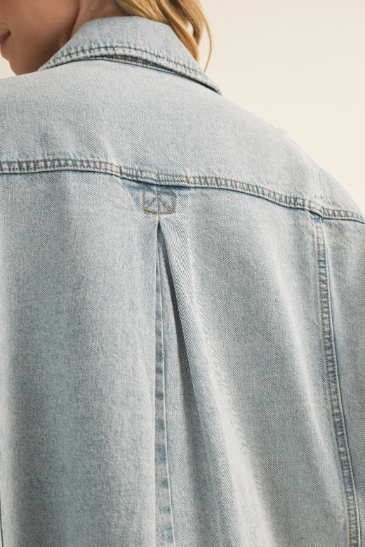 Jacket Vintage Wash Light Denim – foto 7
