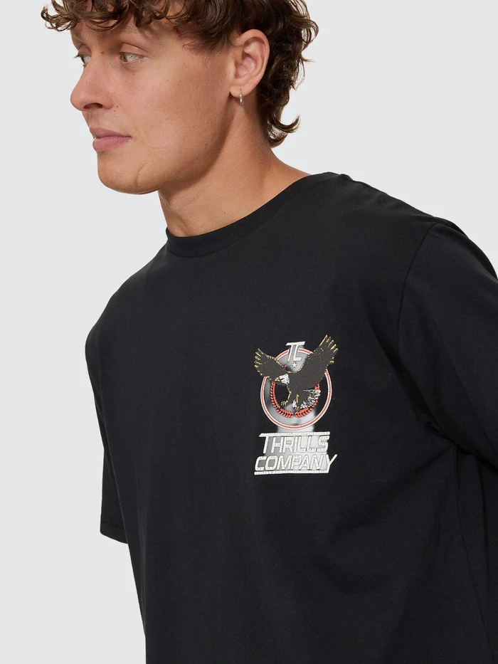 Camiseta Thrills Servicing South Paradise Washed Black – foto 7