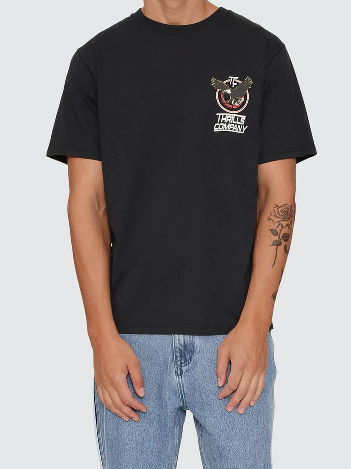 Camiseta Thrills Servicing South Paradise Washed Black – foto 10