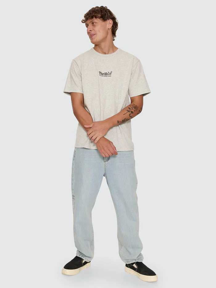 Camiseta Thrills Workwear Embro Snow Marle – foto 11