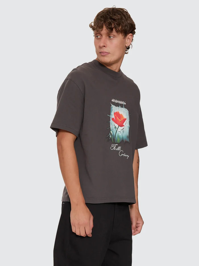 Camiseta Thrills Together Oversize Box Crop Pirate Black – foto 5