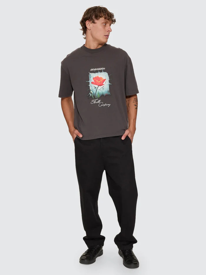 Camiseta Thrills Together Oversize Box Crop Pirate Black – foto 6