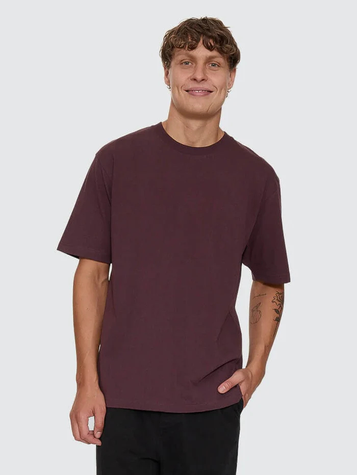 Camiseta Thrills Military Oversize Aubergine – foto 1