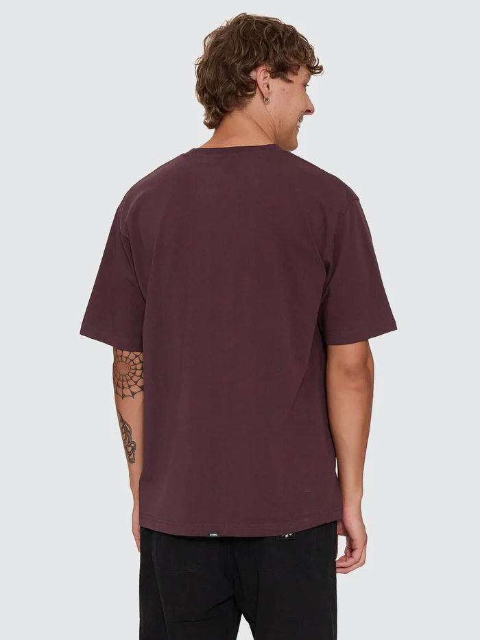 Camiseta Thrills Military Oversize Aubergine – foto 2