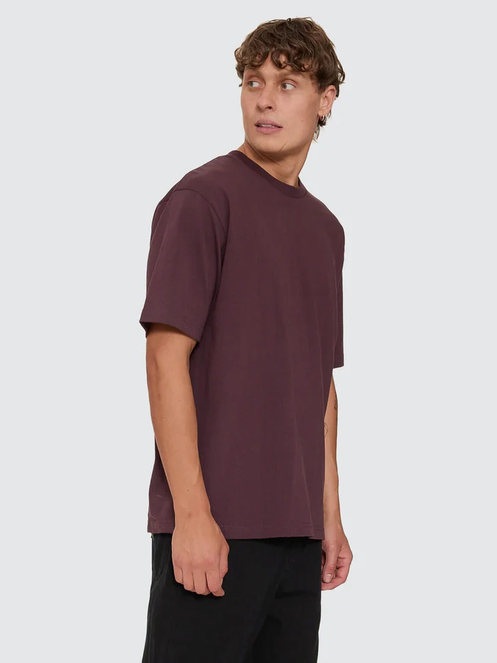Camiseta Thrills Military Oversize Aubergine – foto 4