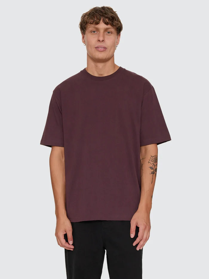 Camiseta Thrills Military Oversize Aubergine – foto 5