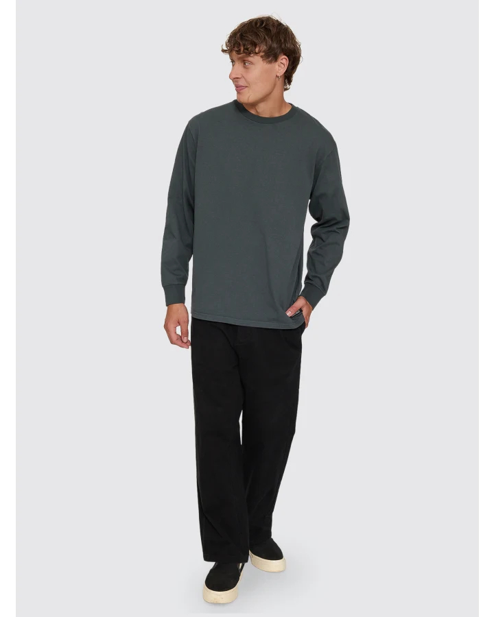 CamisetaThrills M/L Military Oversize Petrol – foto 7