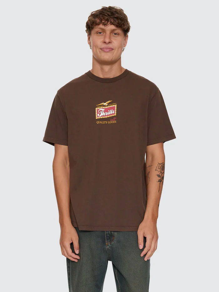 Camiseta Thrills Make Em Tough Postal Brown – foto 6