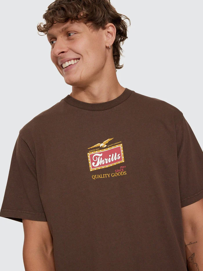 Camiseta Thrills Make Em Tough Postal Brown – foto 8