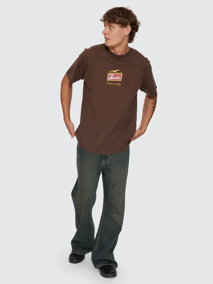 Camiseta Thrills Make Em Tough Postal Brown – foto 9