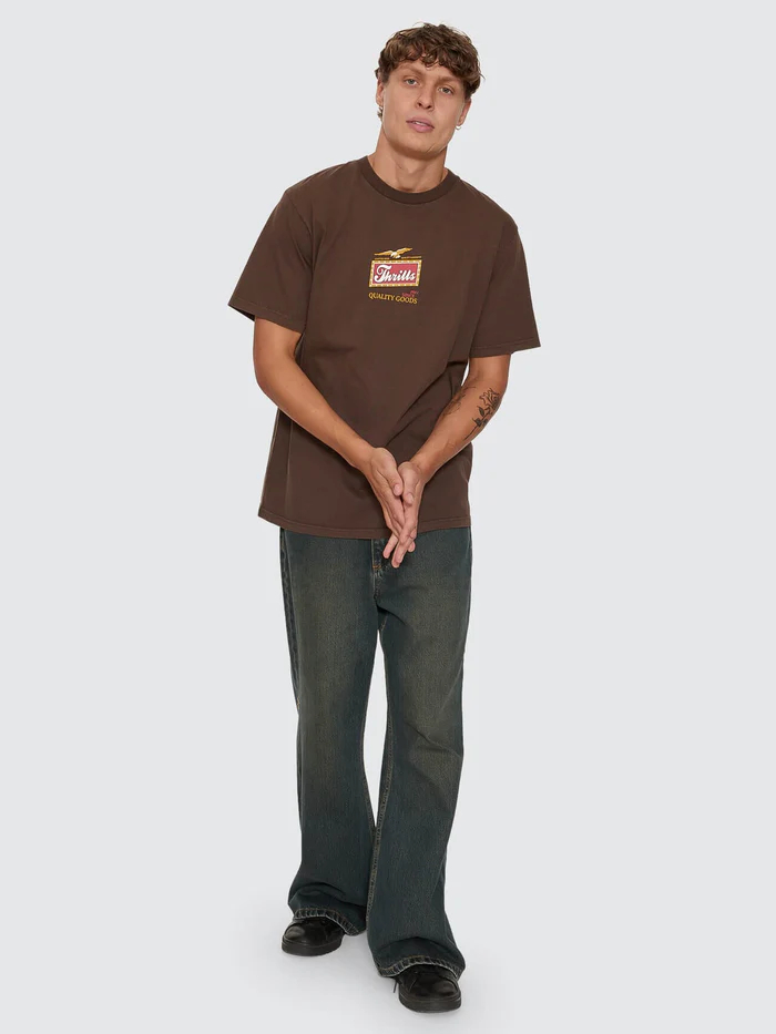 Camiseta Thrills Make Em Tough Postal Brown – foto 10