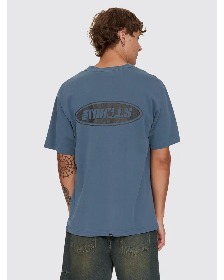 Camiseta Thrills Odyssey Core Oversize Mineral Blue – foto 5