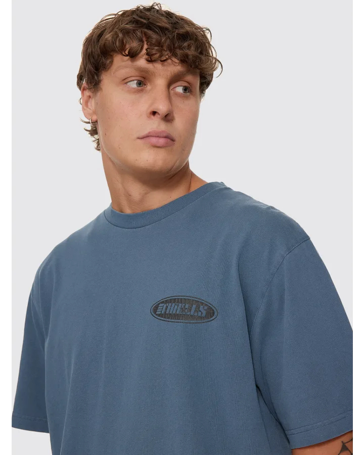 Camiseta Thrills Odyssey Core Oversize Mineral Blue – foto 11