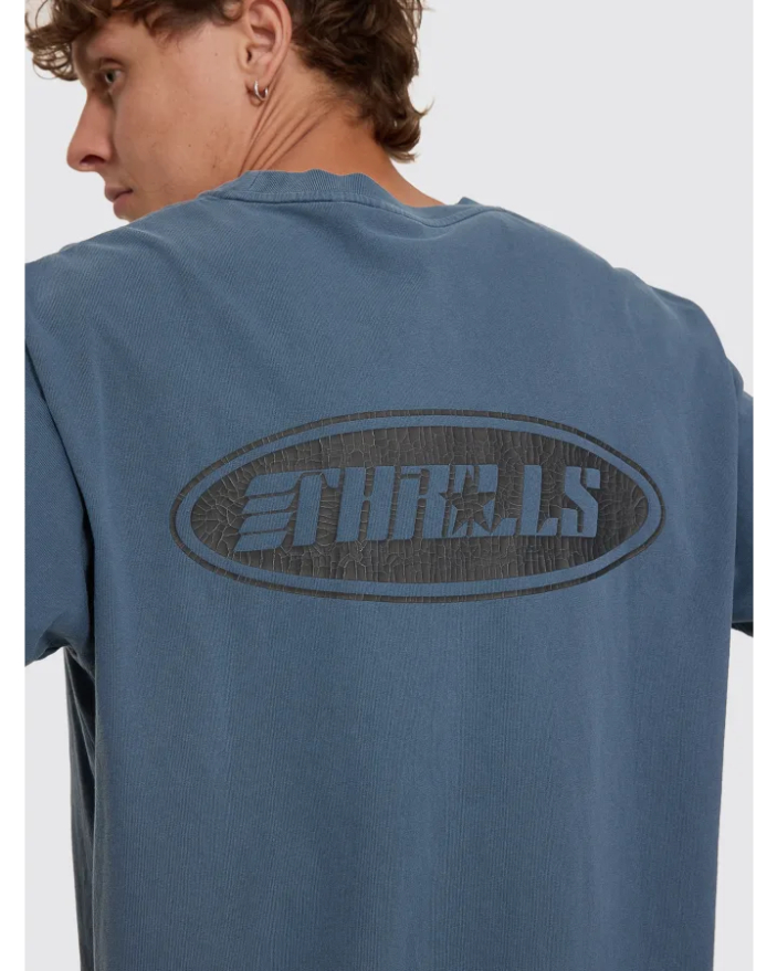 Camiseta Thrills Odyssey Core Oversize Mineral Blue – foto 12