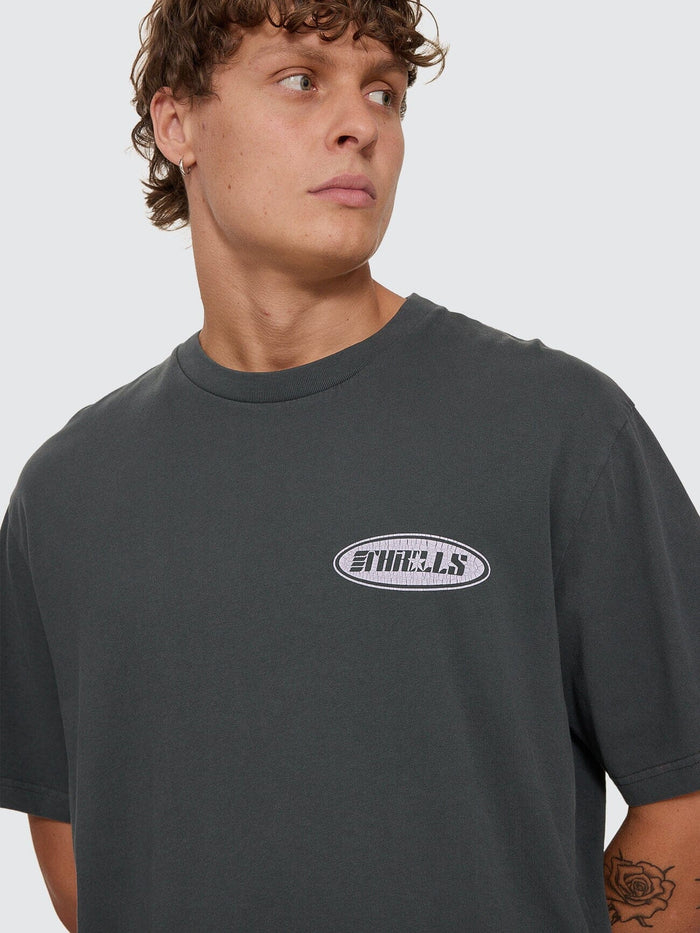 Camiseta Thrills Odyssey Core Oversize Carbon – foto 8