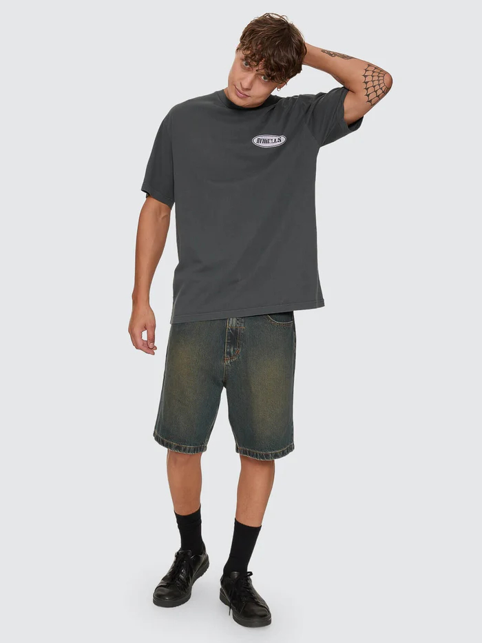 Camiseta Thrills Odyssey Core Oversize Carbon – foto 9