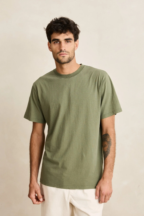 Camiseta Rhythm Classic Vintage Olive – foto 3