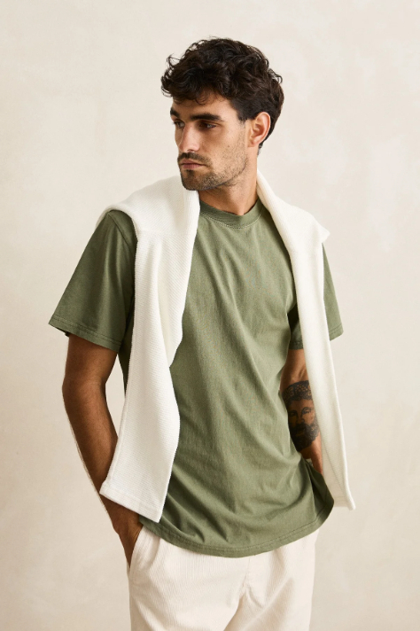 Camiseta Rhythm Classic Vintage Olive – foto 7