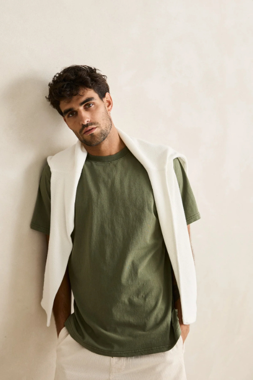 Camiseta Rhythm Classic Vintage Olive – foto 8