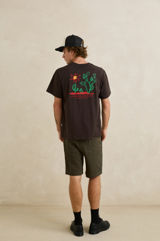 Camiseta Rhythm Cactus Vintage Black – foto 4