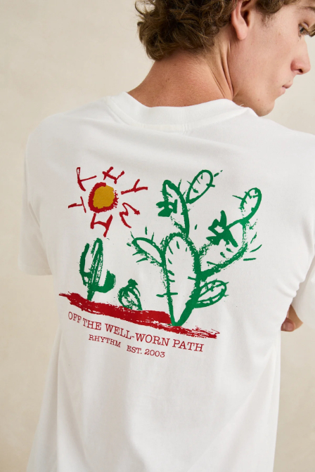 Camiseta Rhythm Cactus Vintage White – foto 4