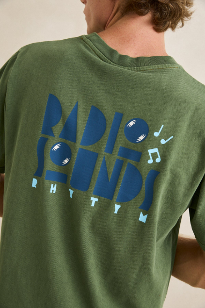 Camiseta Rhythm Radio Sounds Vintage Dill – foto 4