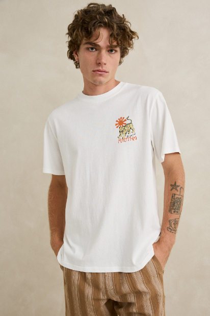 Camiseta Rhythm Tiger Vintage White – foto 6
