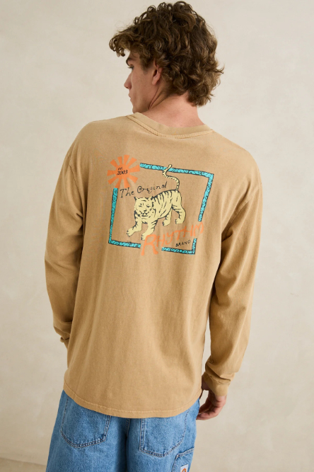 Camiseta Rhythm M/L Tiger Vintage Sand – foto 1