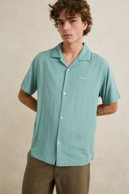 Camisa Rhythm Lucas Seafoam – foto 4