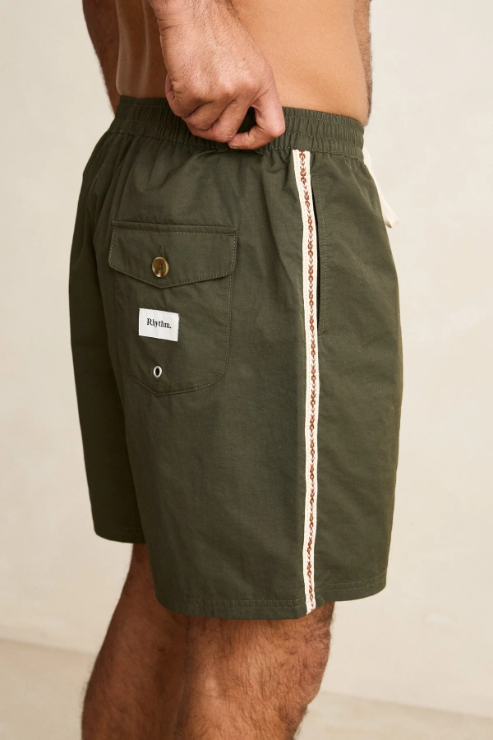 Pantaloneta Rhythm Tape Olive – foto 2