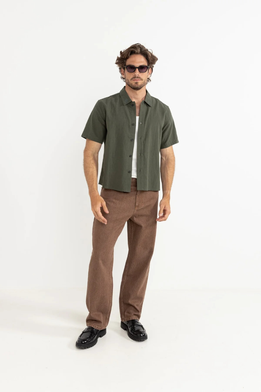 Camisa Rhythm Grange Crop Forest – foto 4