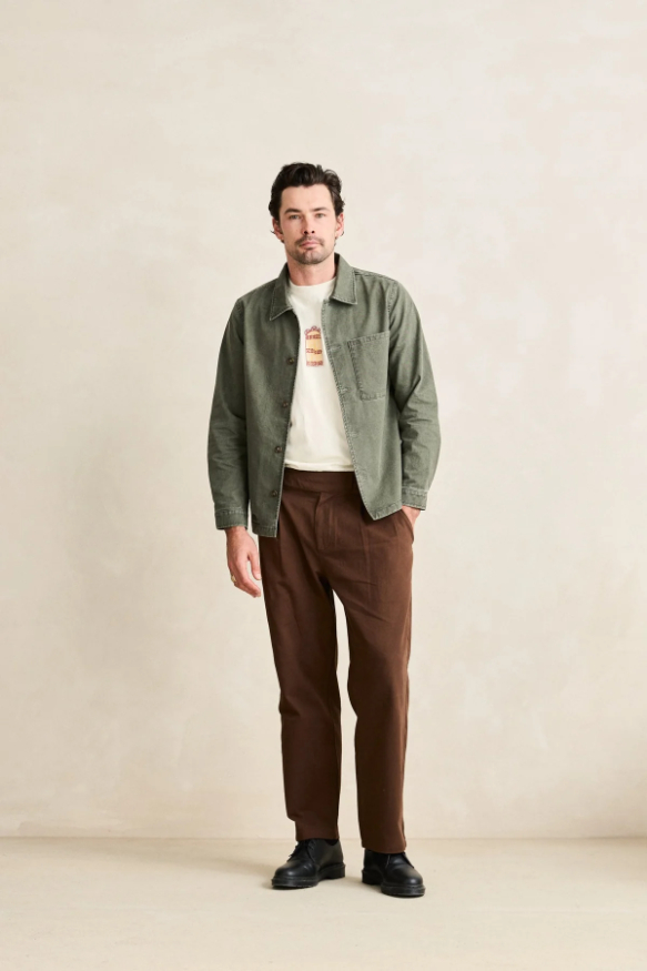 Camisa M/L Rhythm Field Guide Stone – foto 7