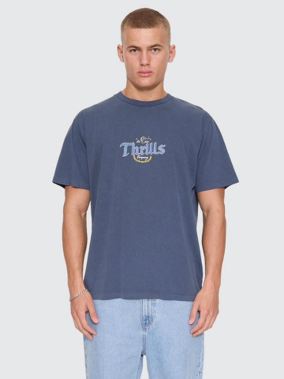 Camiseta Thrills Twist Off Merch Heritage Navy – foto 7