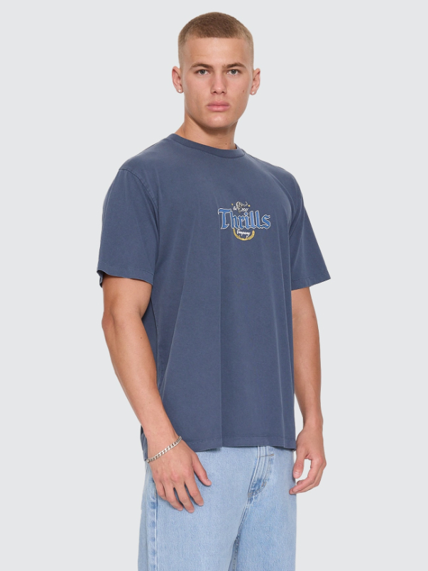 Camiseta Thrills Twist Off Merch Heritage Navy – foto 10