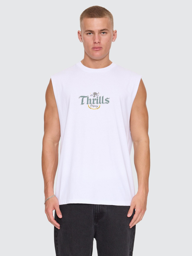 Camiseta Thrills Muscle Twist Off White
