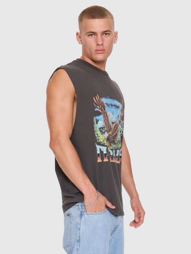 Camiseta Thrills Muscle Seen & Heard Black – foto 10