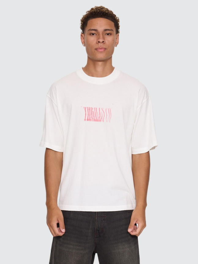 Camiseta Thrills Chaotic Inter Oversize Box Crop White – foto 5