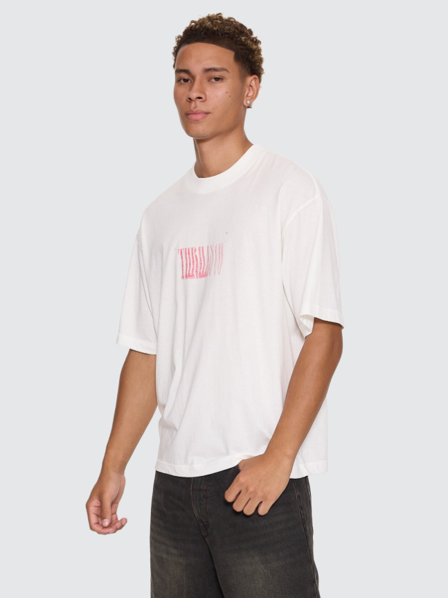 Camiseta Thrills Chaotic Inter Oversize Box Crop White – foto 8