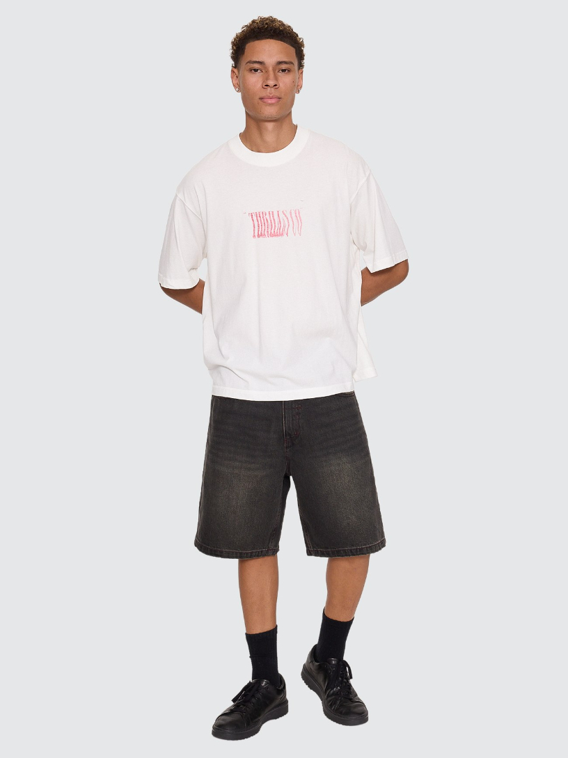 Camiseta Thrills Chaotic Inter Oversize Box Crop White – foto 9