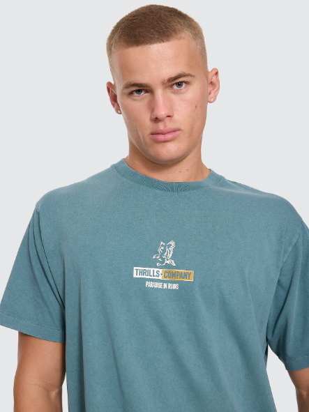 Camiseta Thrills Risen Troppo Teal – foto 3