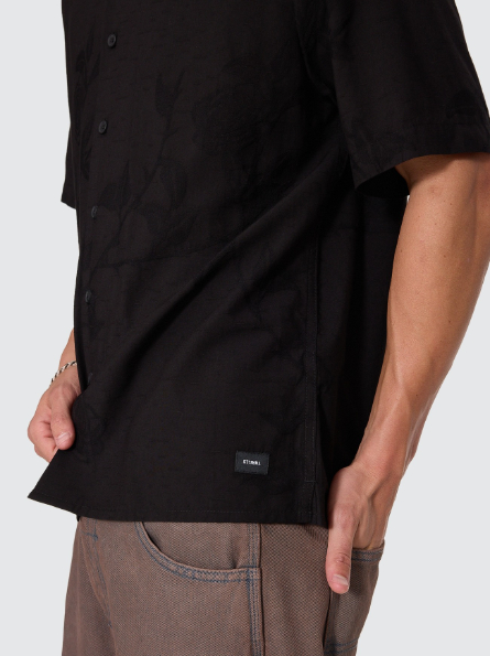 Camisa Thrills Time Will Tell Cropped Black – foto 8