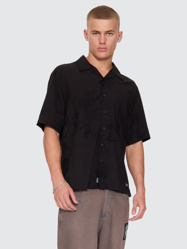 Camisa Thrills Time Will Tell Cropped Black – foto 9