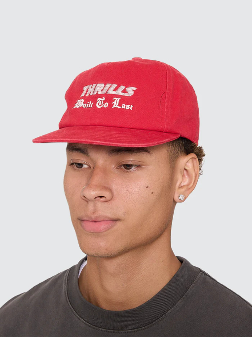 Gorra Thrills Built To Win Racing Red – foto 1