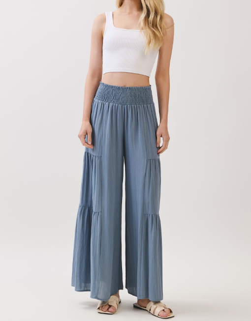 Pantalon Relaxed Flowy Wide Leg Slate