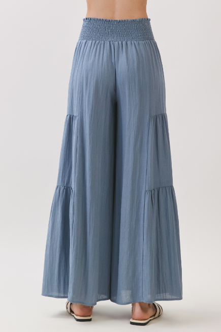 Pantalon Relaxed Flowy Wide Leg Slate – foto 5