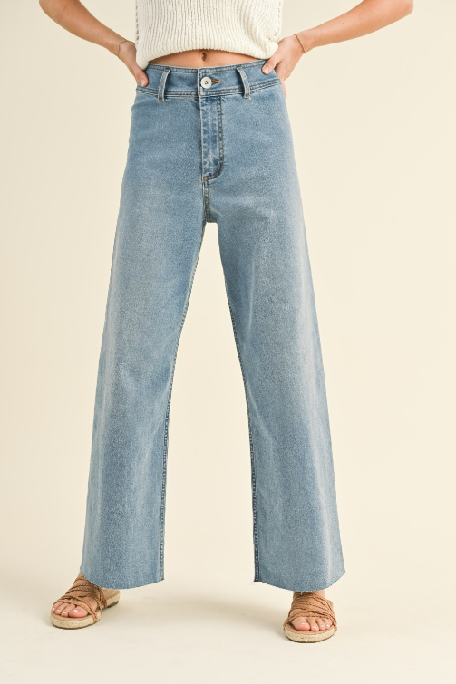 Jeans Straight Leg Denim Medium – foto 1
