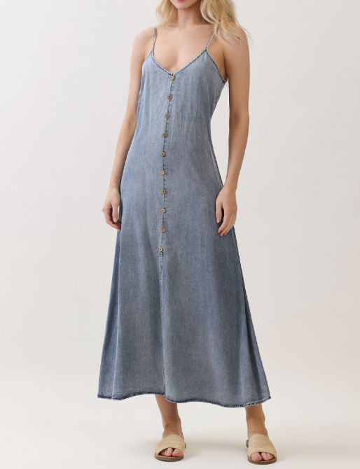 Vestido Denim Tencel Flowy – foto 1