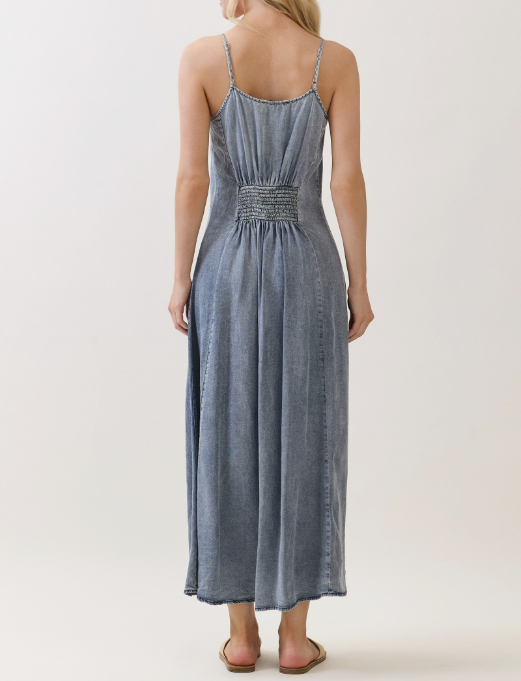 Vestido Denim Tencel Flowy – foto 2