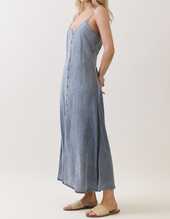 Vestido Denim Tencel Flowy – foto 4