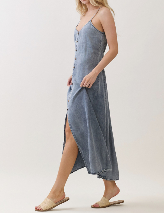 Vestido Denim Tencel Flowy – foto 5